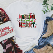 Verpleegkunde is een werk van hart vrouwen t-shirt