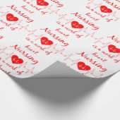 Verpleegkunde is een werk van het Inspirerend cita Cadeaupapier (Hoek)