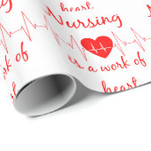 Verpleegkunde is een werk van het Inspirerend cita Cadeaupapier (Rol Hoek)