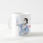 Verpleegkunde is liefde in actie - Nurse Mok (Voorkant links)