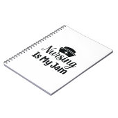 Verpleegkunde is mijn jam notitieboek (Linkerzijde)