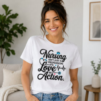 Verpleegkunde is niet alleen een beroep, het is li t-shirt