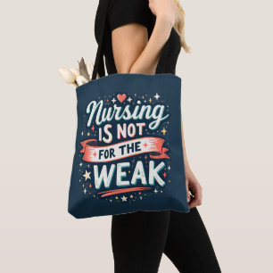 Verpleegkunde is niet voor zwakkelingen donkere to tote bag