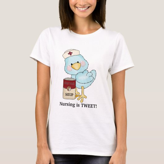 Verpleegkunde is Tweet T-shirt (Voorkant)