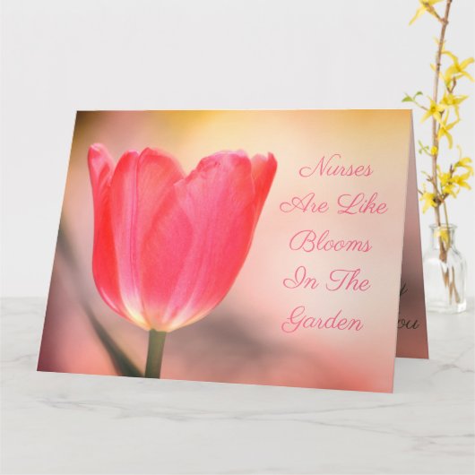 Verpleegkunde Kaart (Gele Bloem)