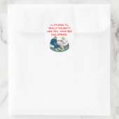 verpleegkunde ronde sticker (Tas)