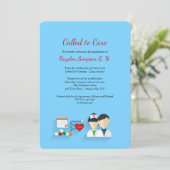 Verpleegkunde School afgestudeerden uitnodiging (Staand voorkant)