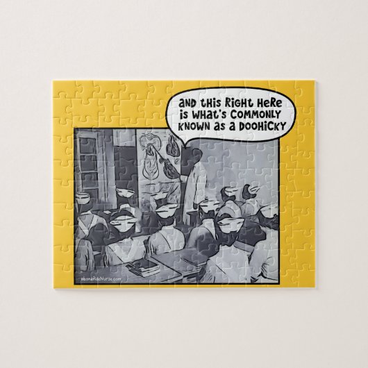 Verpleegkunde School Instructeur - Doohicky Legpuzzel (Horizontaal)