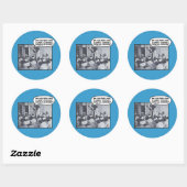 Verpleegkunde School Instructeur - Doohicky Ronde Sticker (Vel)