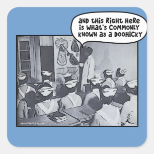 Verpleegkunde School Instructeur - Doohicky Vierkante Sticker
