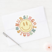 Verpleegkunde Student Gift, Toekomstige Verpleegku Ronde Sticker (Envelop)
