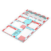 Verpleegkunde Student Skills Sjabloon Notitieblok (Schuin)