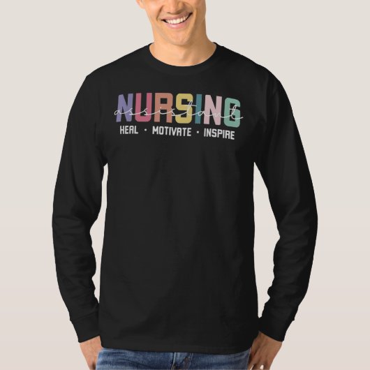 Verpleegkunde Ziekenhuisliefde Inspire Healthcar T-shirt (Voorkant)