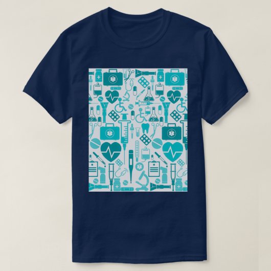 Verpleegkundebedekking T-shirt (Design voorkant)