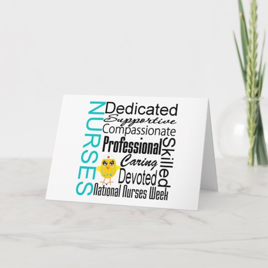 Verpleegkundeherkenning Collage - Week van de Nati Kaart (Voorkant)