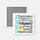 Verpleegkundeherkenning Collage - Week van de Nati Magneet (Voorkant / Achterkant)