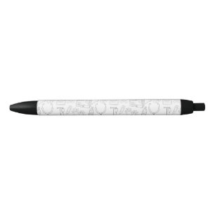 verpleegkundehok zwarte inkt pen