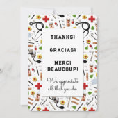 Verpleegkundelerkaarten Bedankkaart (Voorkant)