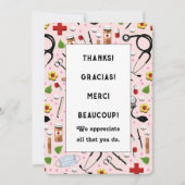 Verpleegkundelerkaarten Bedankkaart (Voorkant)