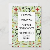 Verpleegkundelerkaarten Bedankkaart (Voorkant)