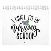 Verpleegkundeontwerp dat ik niet in de verpleegsch kalender (Hoes)