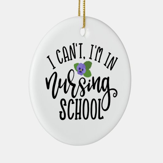 Verpleegkundeontwerp dat ik niet in de verpleegsch keramisch ornament (Rechts)