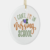Verpleegkundeontwerp dat ik niet in de verpleegsch keramisch ornament (Rechts)