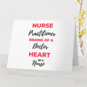 Verpleegkunderbreinen van een arts 2 kaart (Gele Bloem)