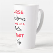 Verpleegkunderbreinen van een arts 2 latte mok (Rechterhoek)