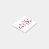 Verpleegkunderbreinen van een arts 2 post-it® notes (Schuin)