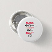 Verpleegkunderbreinen van een arts 2 ronde button 3,2 cm (Voorkant /achterkant)