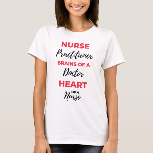 Verpleegkunderbreinen van een arts 2 t-shirt (Voorkant)