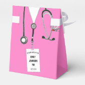 Verpleegkundeschool Afstuderen voor ziekteverzeker Bedankdoosjes (Achterkant)