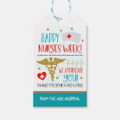 Verpleegkundewaarneming Label Cadeaulabel (Voorkant)