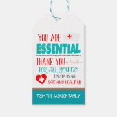 Verpleegkundewaarneming Label Cadeaulabel (Voorkant)