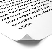 Verpleegkundig administrateur poster (Hoek)
