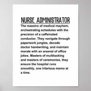 Verpleegkundig administrateur poster