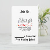 **** VERPLEEGKUNDIG AFSTUDEREN**** UITNODIGING (Staand voorkant)