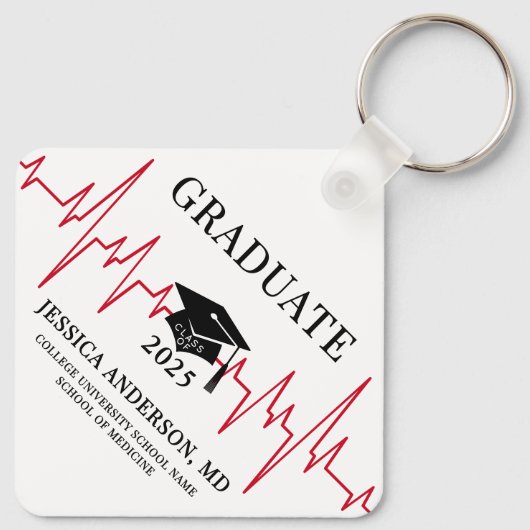 verpleegkundig arts sleutelhanger (Achterkant)