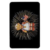 verpleegkundig Beer Modern wit vuurwerk Flexibel Magneet (Verticaal)