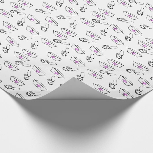 Verpleegkundig Pet en stethoscoop Cadeaupapier (Hoek)