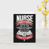 Verpleegkundig specialist - brein van een dokter,  kaart (Gele Bloem)