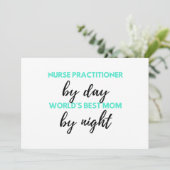 Verpleegkundig Specialist Overdag Beste Moeder Van Feestdagenkaart (Staand voorkant)