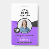 Verpleegkundig Specialist VS Foto & Barcode Medisc Badge (Voorzijde)