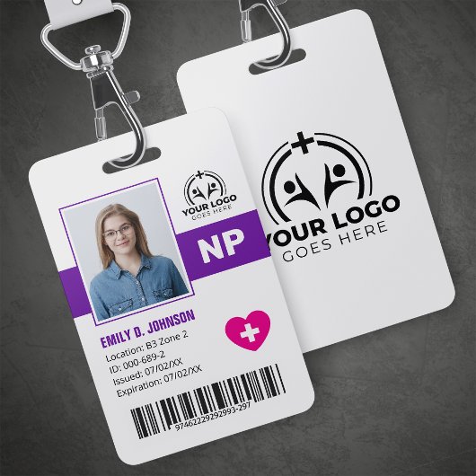 Verpleegkundig Specialist VS Foto en barcode Badge