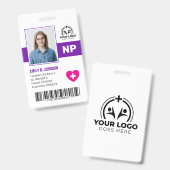 Verpleegkundig Specialist VS Foto en barcode Badge (Voor- en achterkant)