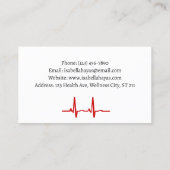 verpleegkundig Visitekaartje (Achterkant)