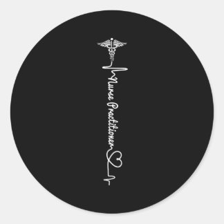 Verpleegkundige 365 NP Verpleegkundige Ronde Sticker