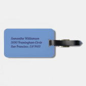 Verpleegkundige 70s Retro Aangepast Label tas / Ba Bagagelabel (Achterkant horizontaal)