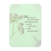 Verpleegkundige aanraking Levensbloem Magneet (Verticaal)